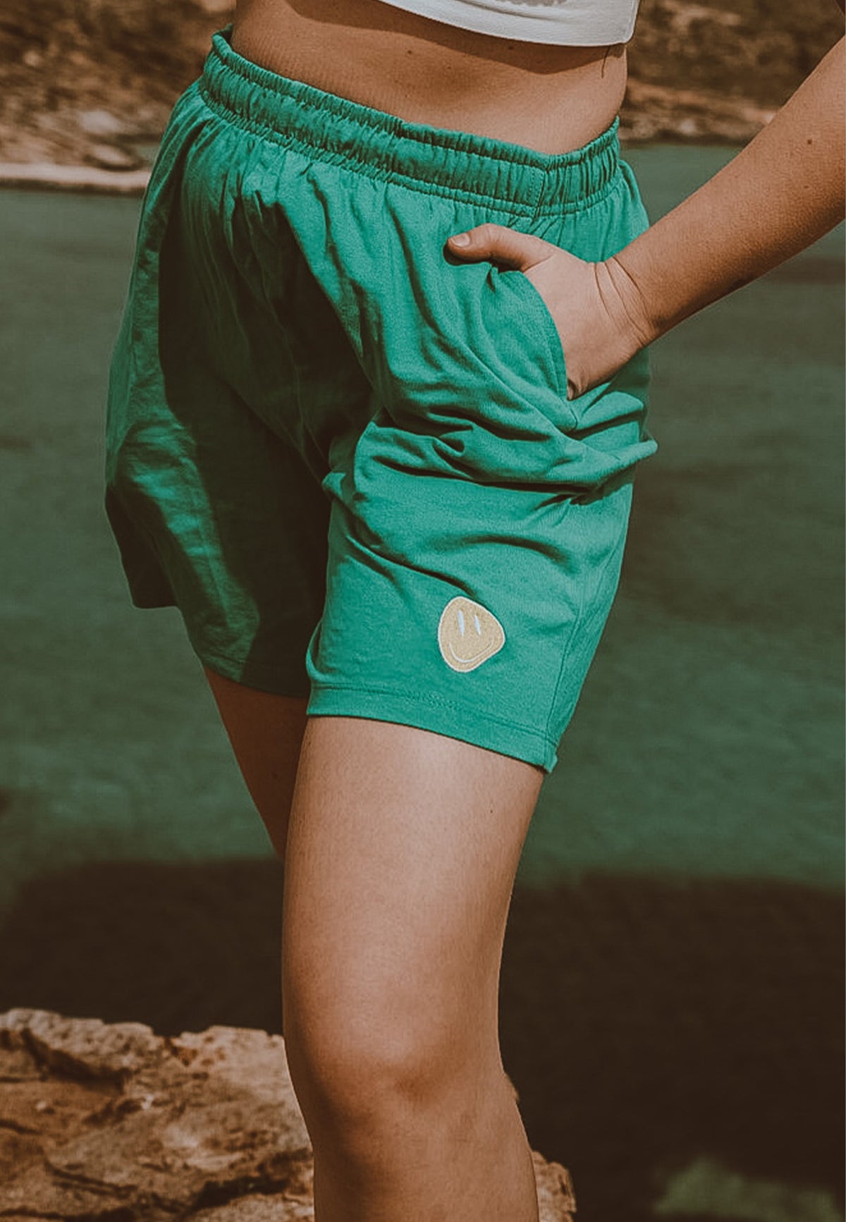 BEST DAY EVER Shorts Go Green