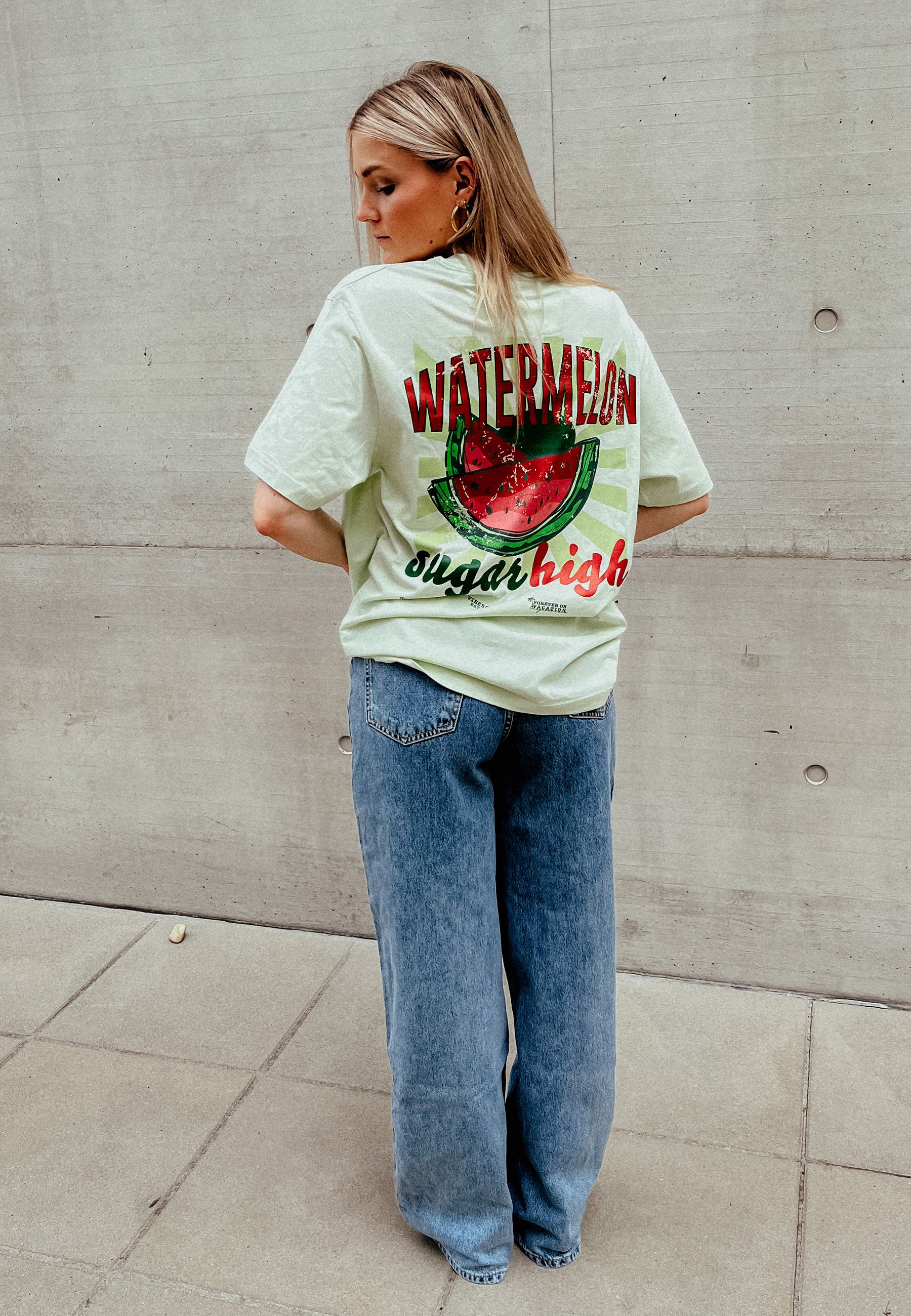WATERMELON SUGAR Shirt Stem Green