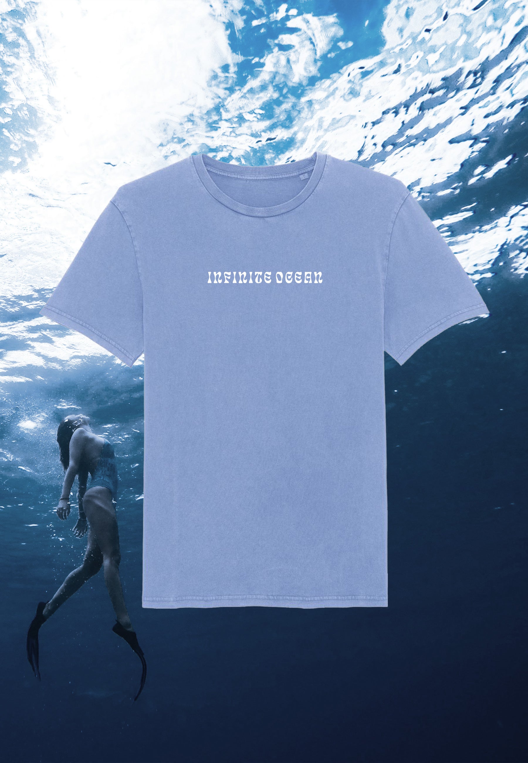 INFINITE OCEAN Shirt G. DYED SWIMMER BLUE