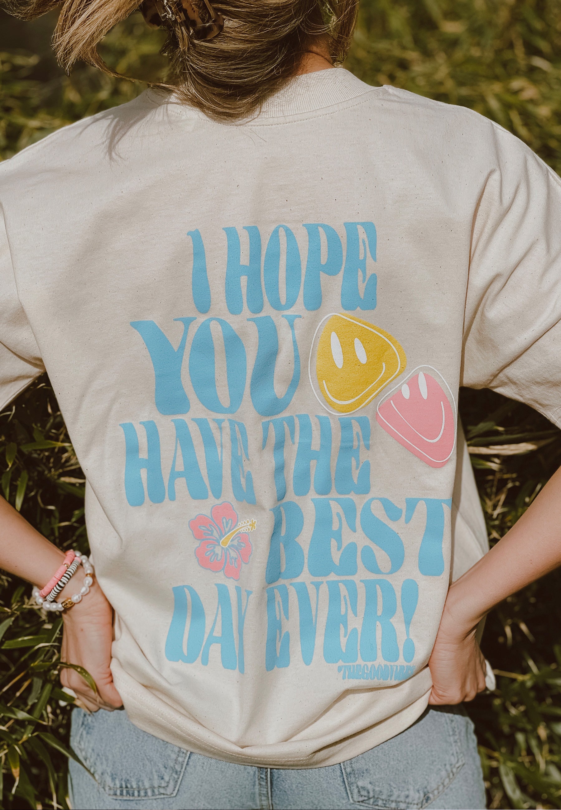 BEST DAY EVER Shirt Natural Raw