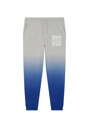 SOMEONE OUT THERE Jogginghose Dip Dye Worker Blue/Heather Grey