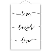 LOVE LAUGH LIVE Poster