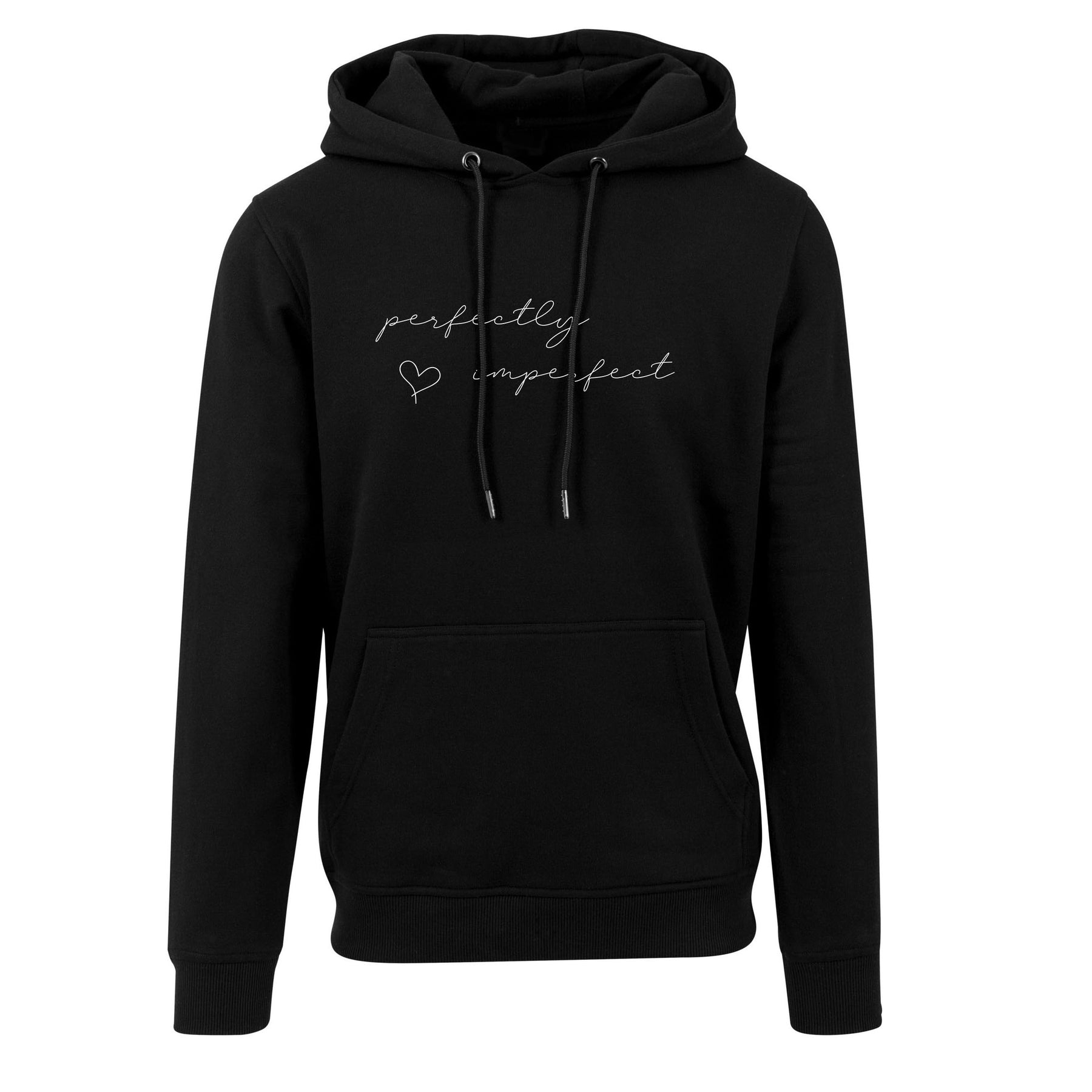 PERFECTLY IMPERFECT Hoodie Black