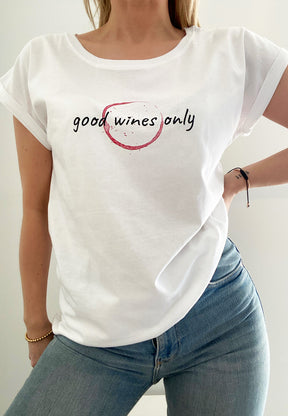 GOOD WINES ONLY Shirt White