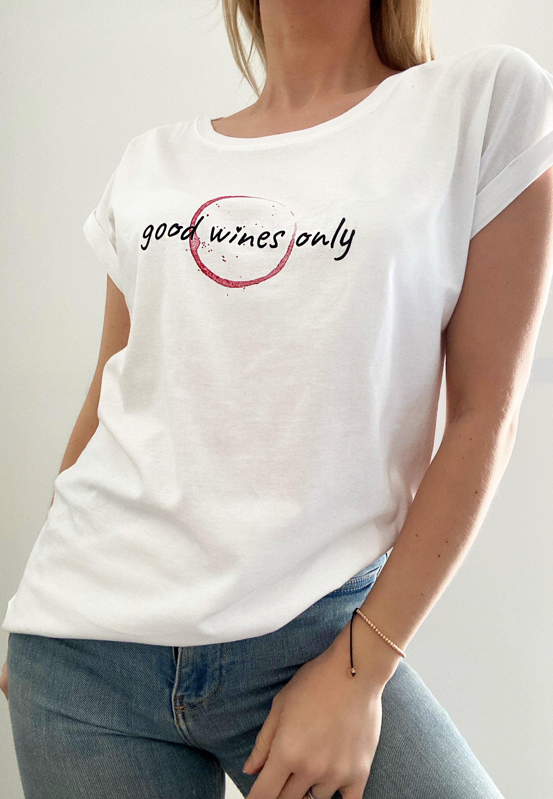GOOD WINES ONLY Shirt White